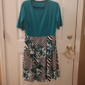 Women's Vintage Patchwork Dress